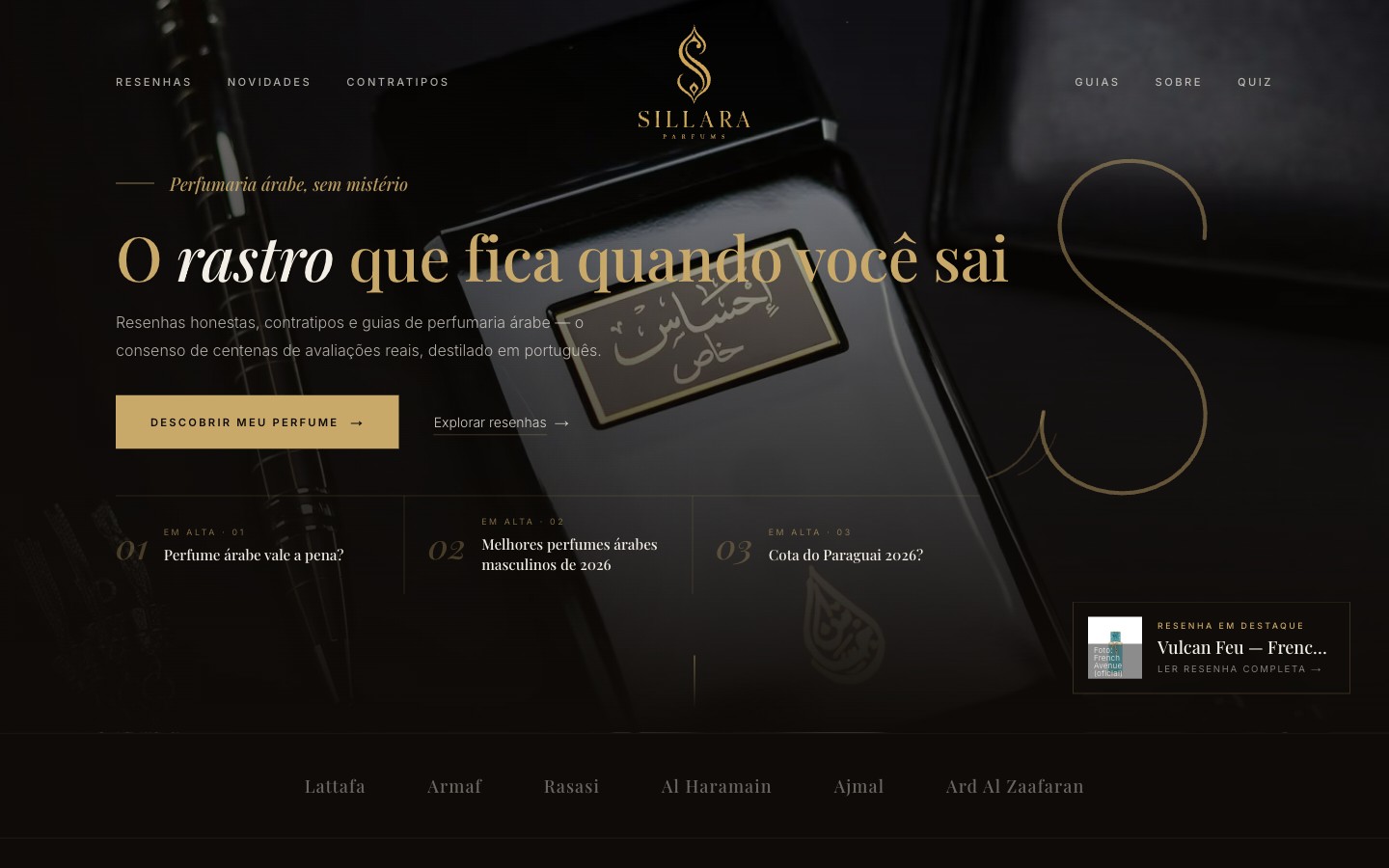 Sillara Parfums, trabalho da INFI Comunicação
